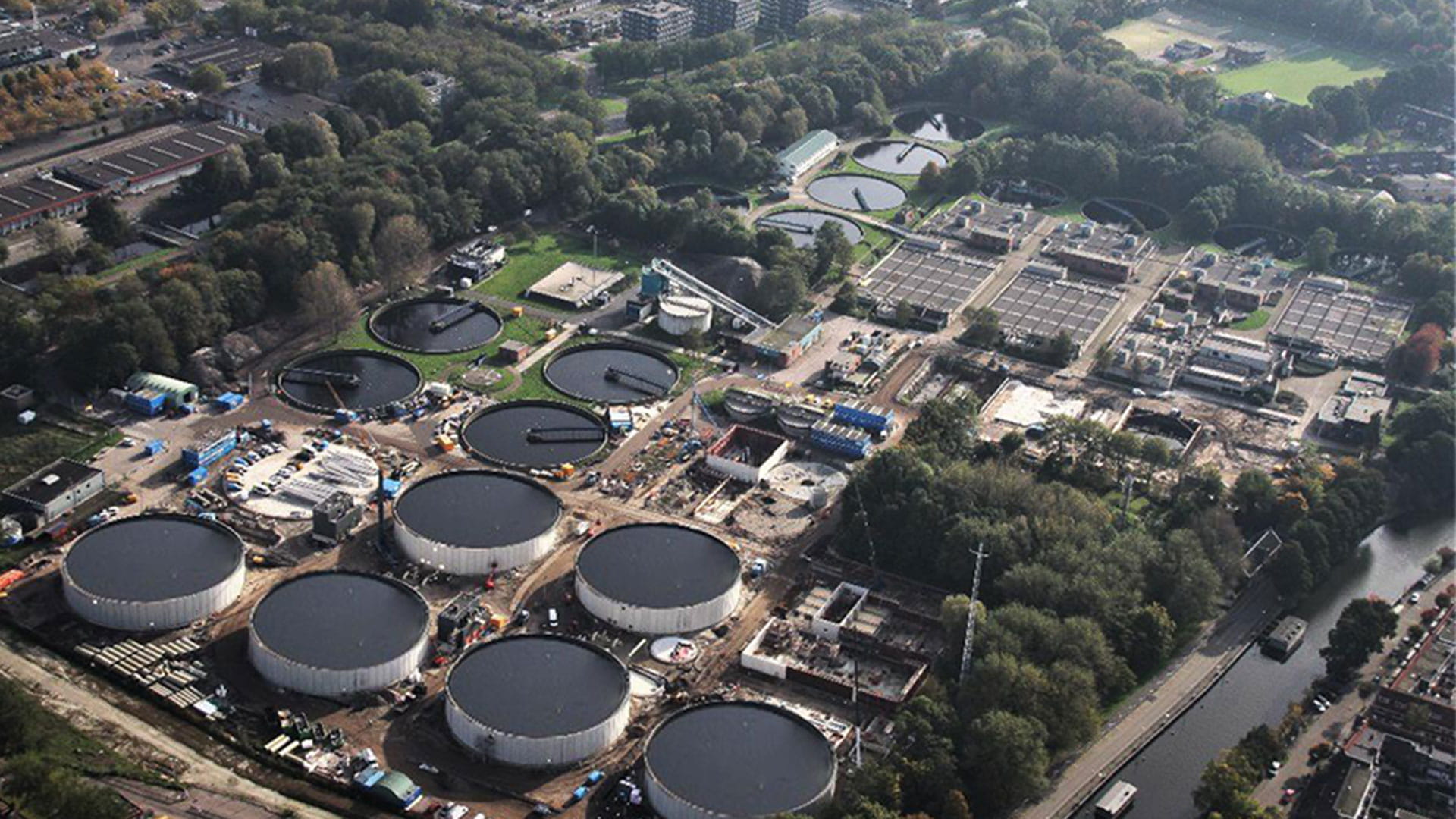 Sewage treatment plant in Utrecht
